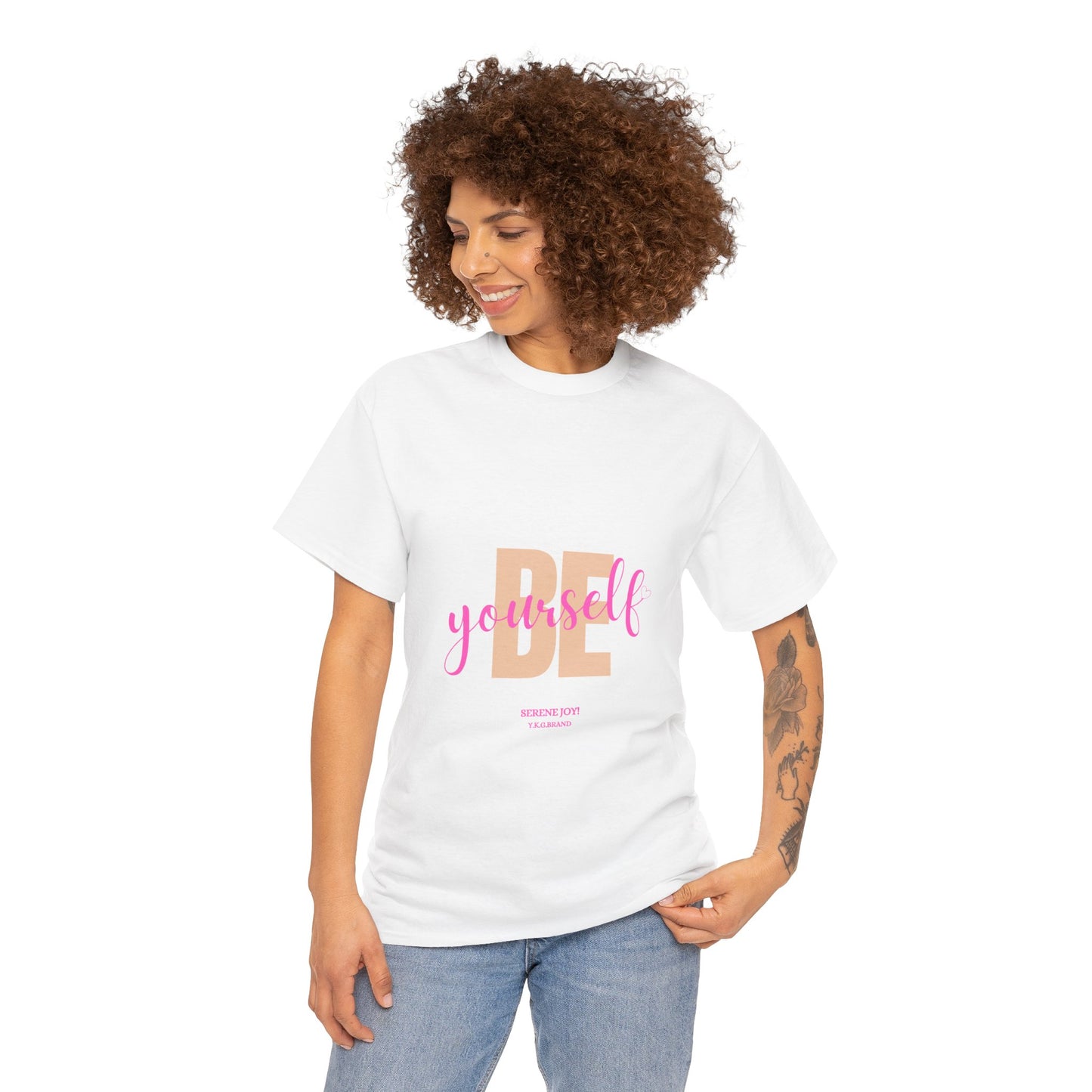 "Be Yourself" Unisex Heavy Cotton Tee