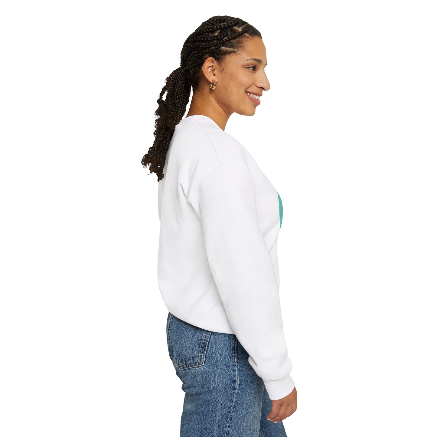 "Eat Healthy, Feel Happy" Unisex Heavy Blend™ Crewneck Sweatshirt