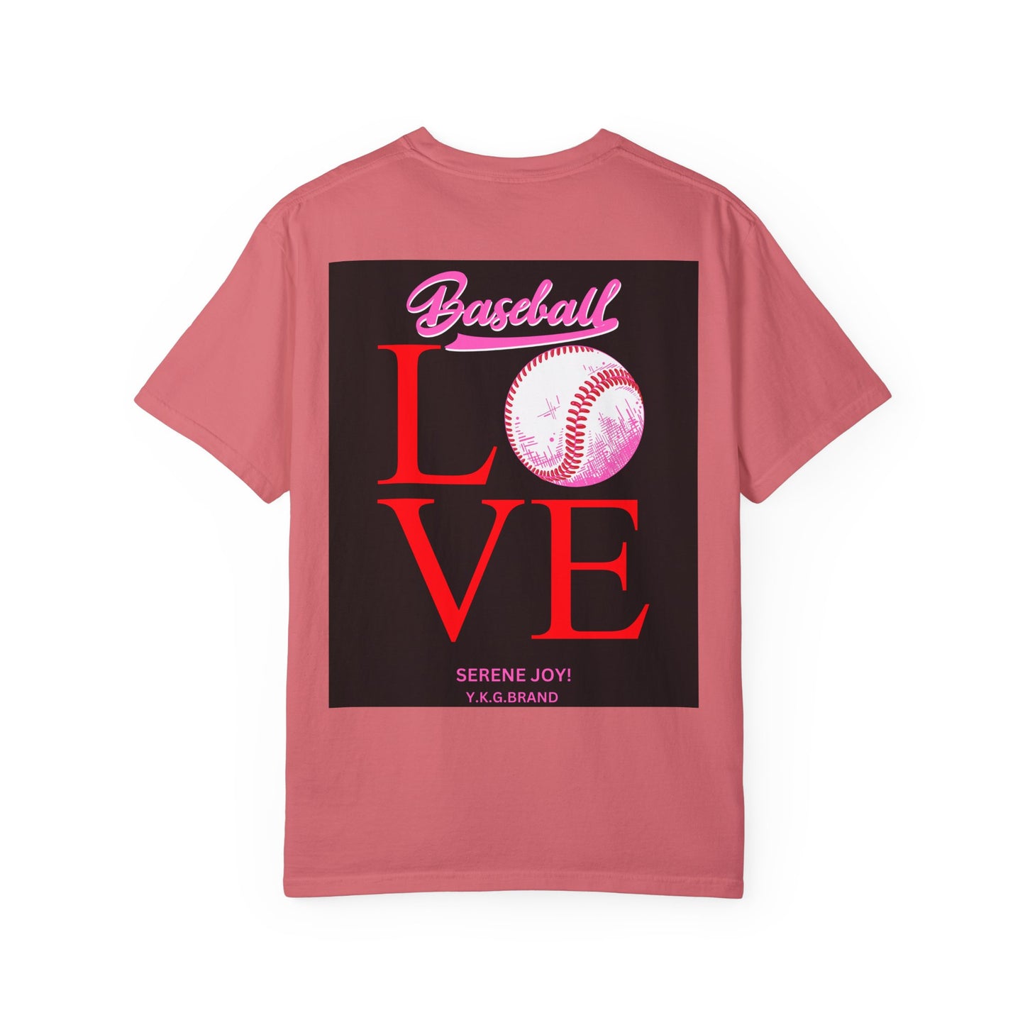 "Baseball Love" Unisex Garment-Dyed T-shirt