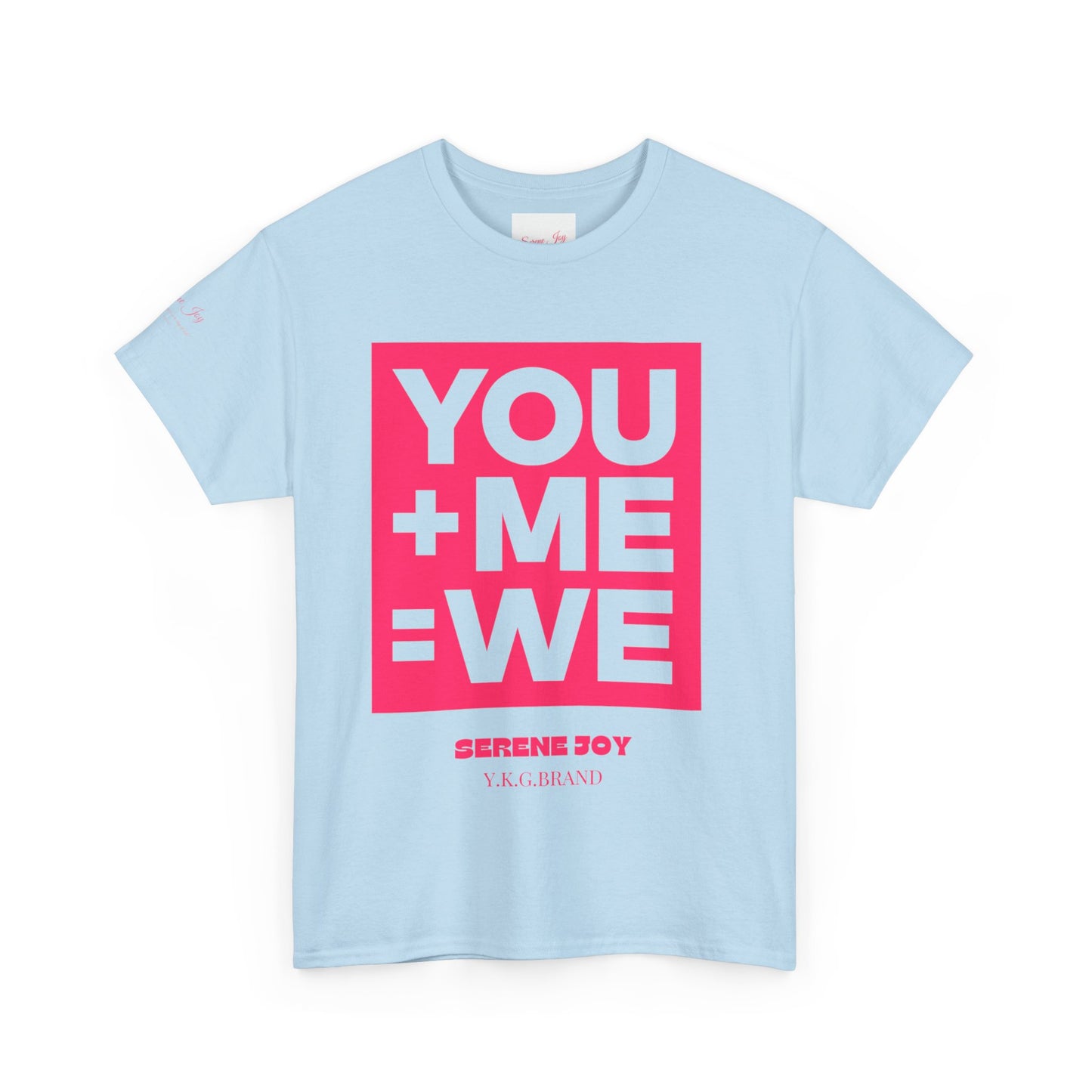 You+Me=We Unisex Heavy Cotton Tee