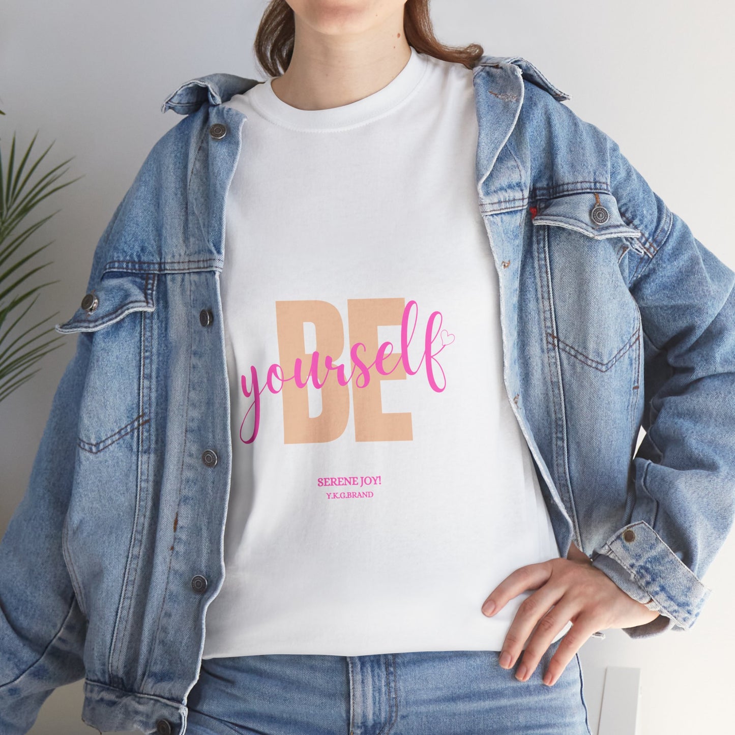 "Be Yourself" Unisex Heavy Cotton Tee