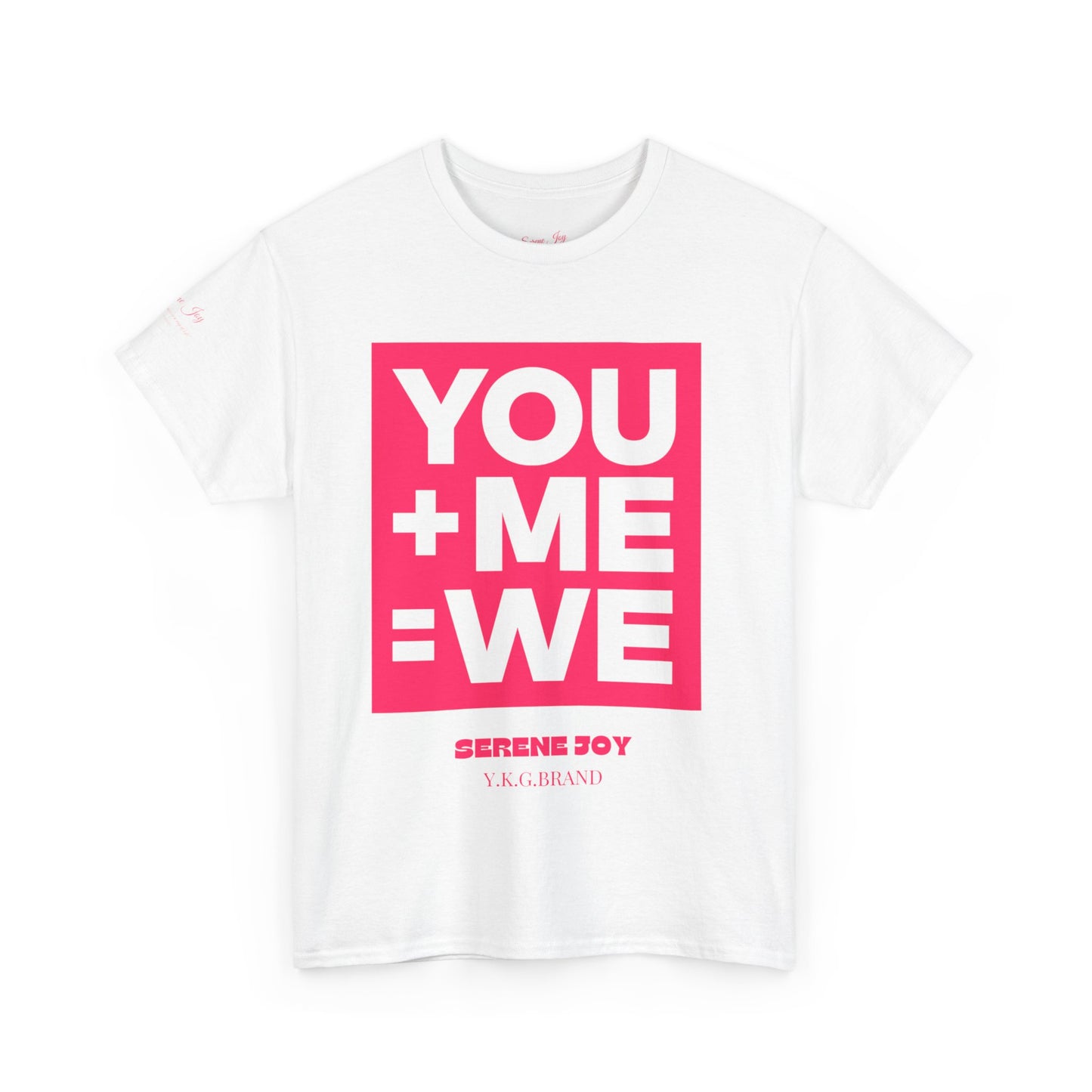 You+Me=We Unisex Heavy Cotton Tee