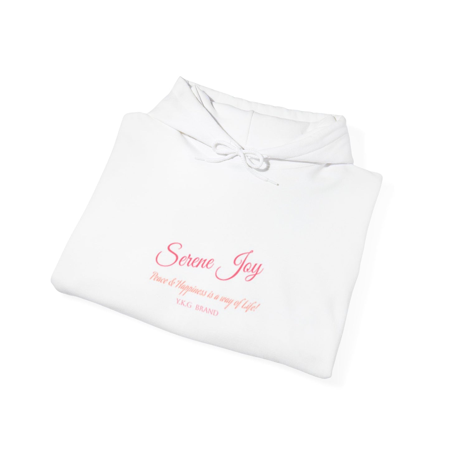 Serene joy-Human Tag-Hooded Sweatshirt