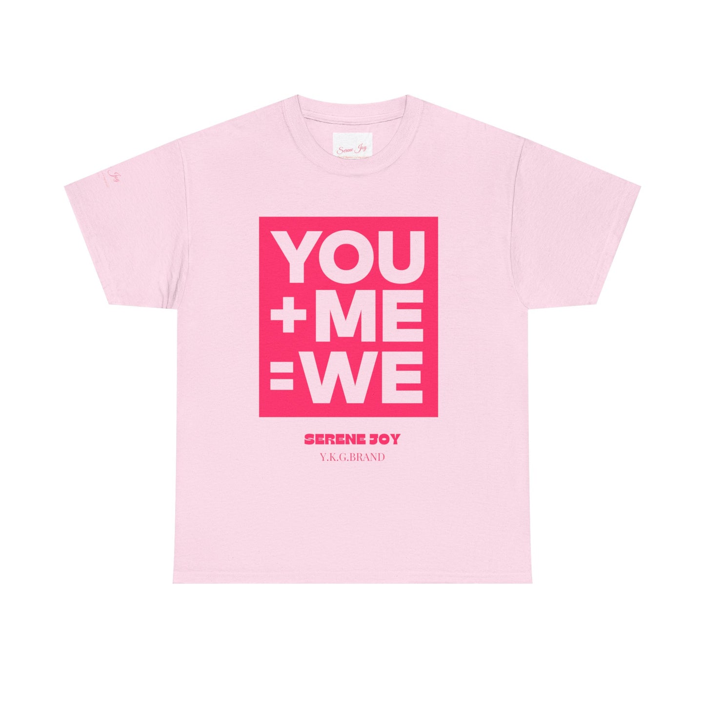 You+Me=We Unisex Heavy Cotton Tee