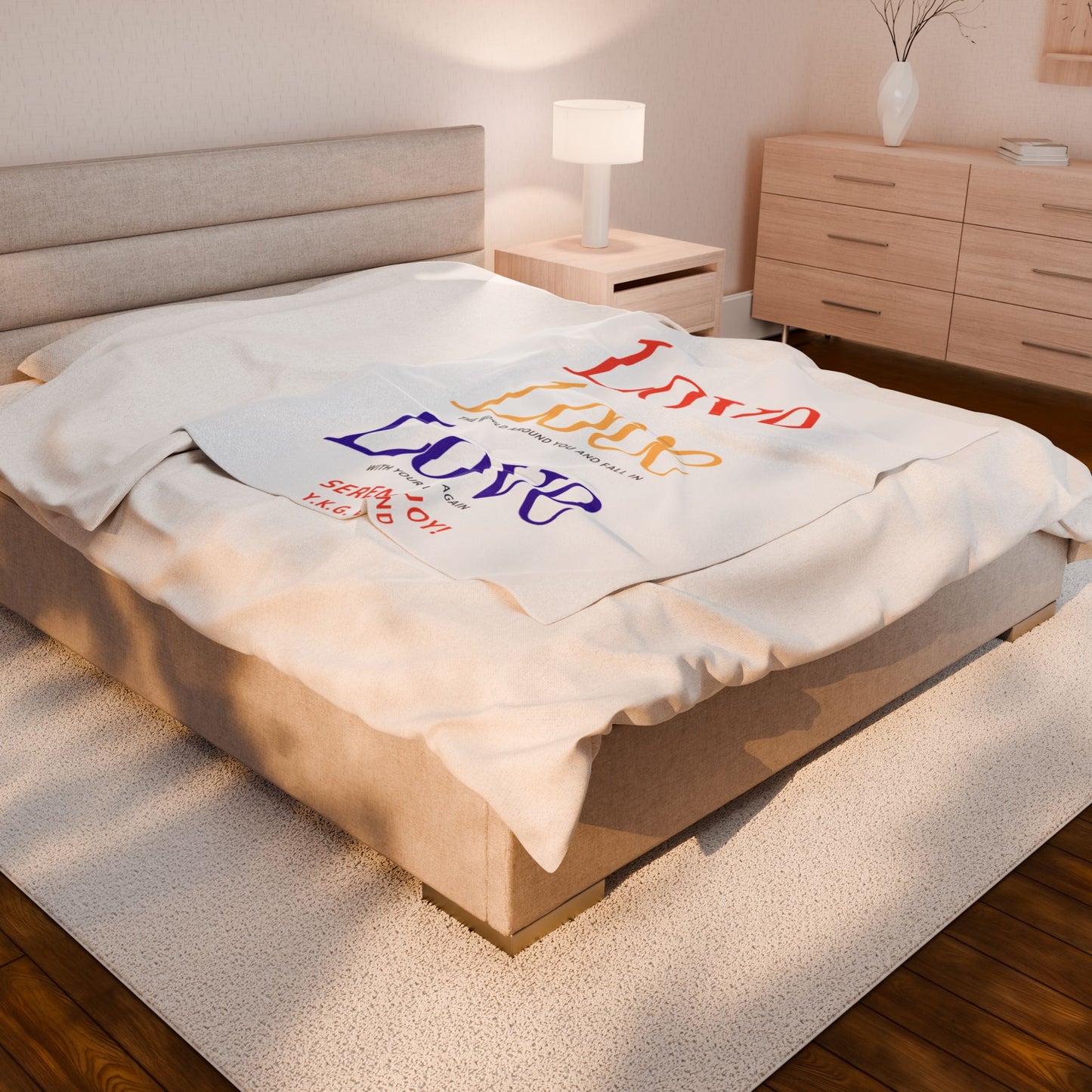 "Self Love" Velveteen Plush Blanket