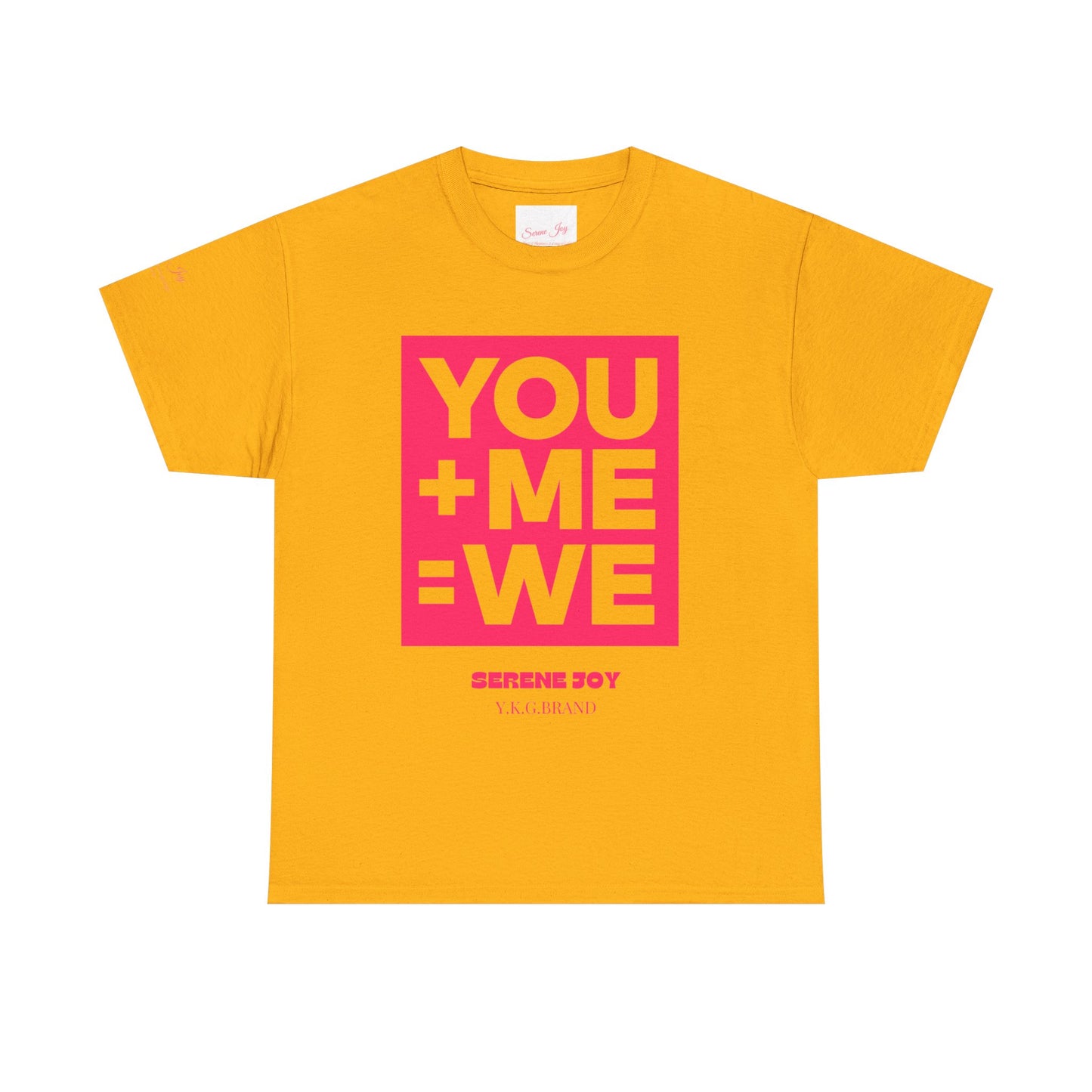 You+Me=We Unisex Heavy Cotton Tee