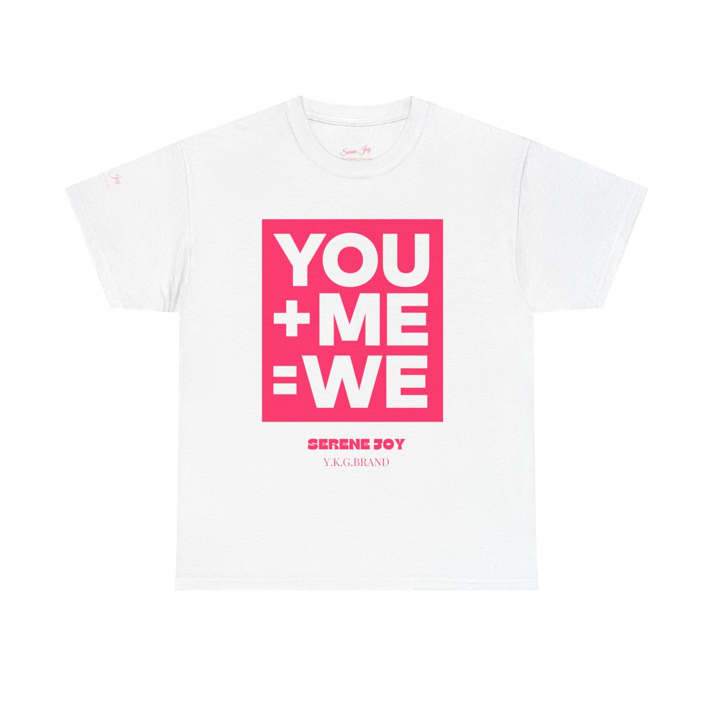 You+Me=We Unisex Heavy Cotton Tee