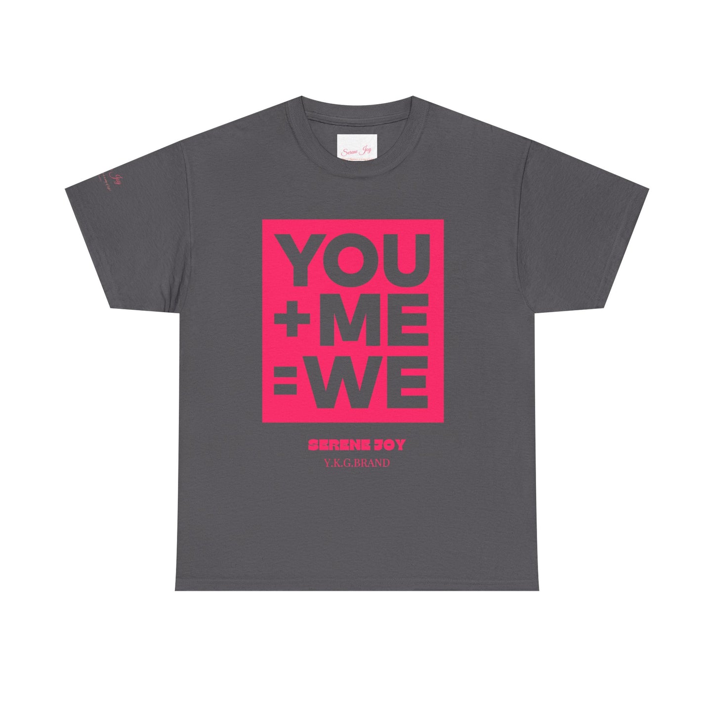 You+Me=We Unisex Heavy Cotton Tee