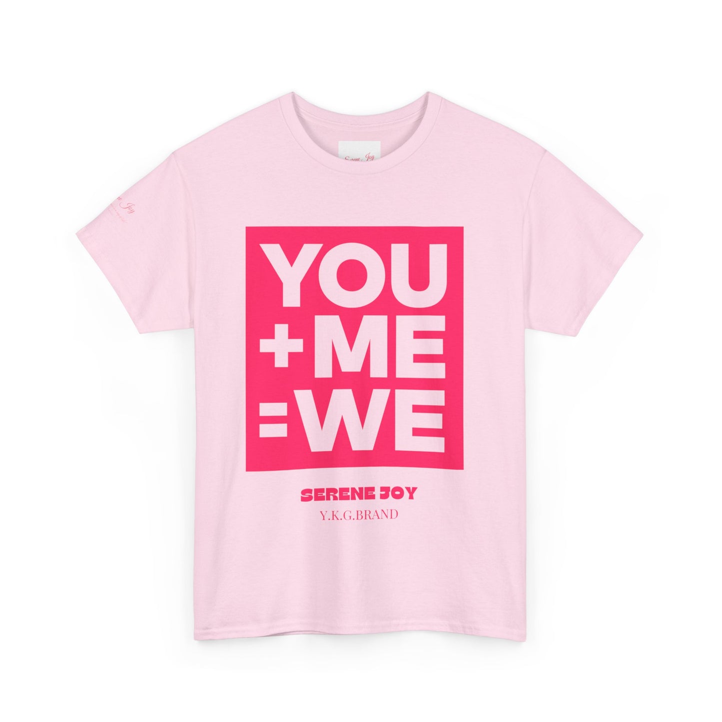 You+Me=We Unisex Heavy Cotton Tee