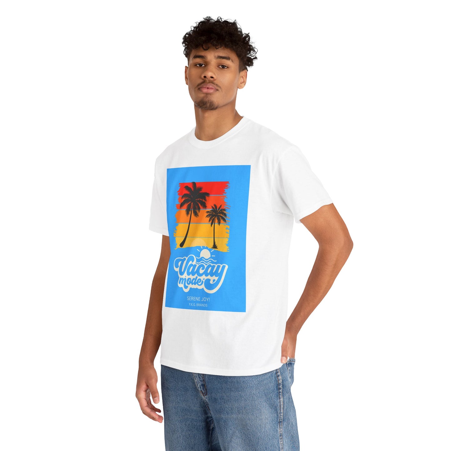 "Vacay Mode" Unisex Heavy Cotton Tee