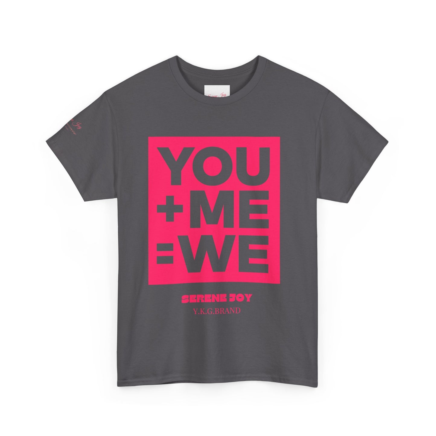 You+Me=We Unisex Heavy Cotton Tee