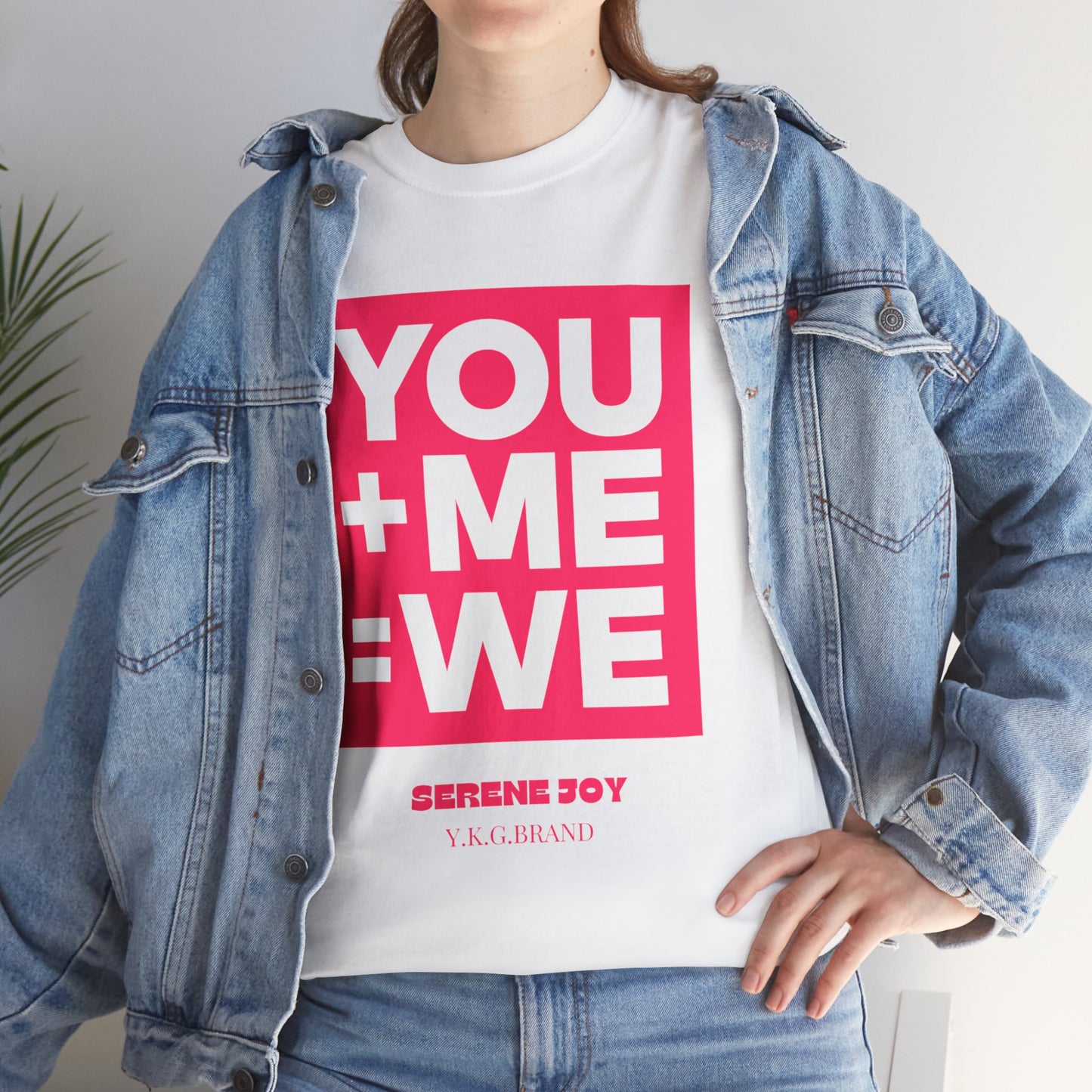 You+Me=We Unisex Heavy Cotton Tee