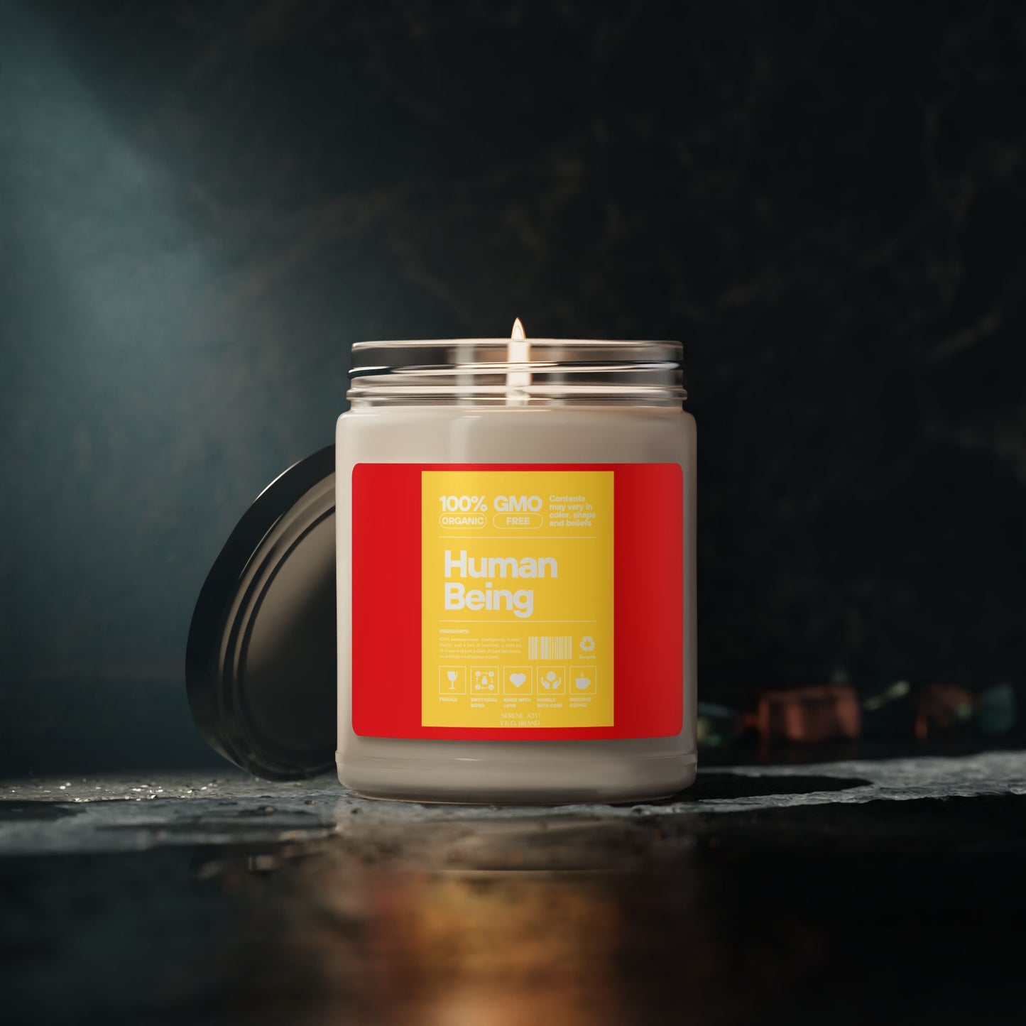 "Human Being" Scented Soy Candle, 9oz