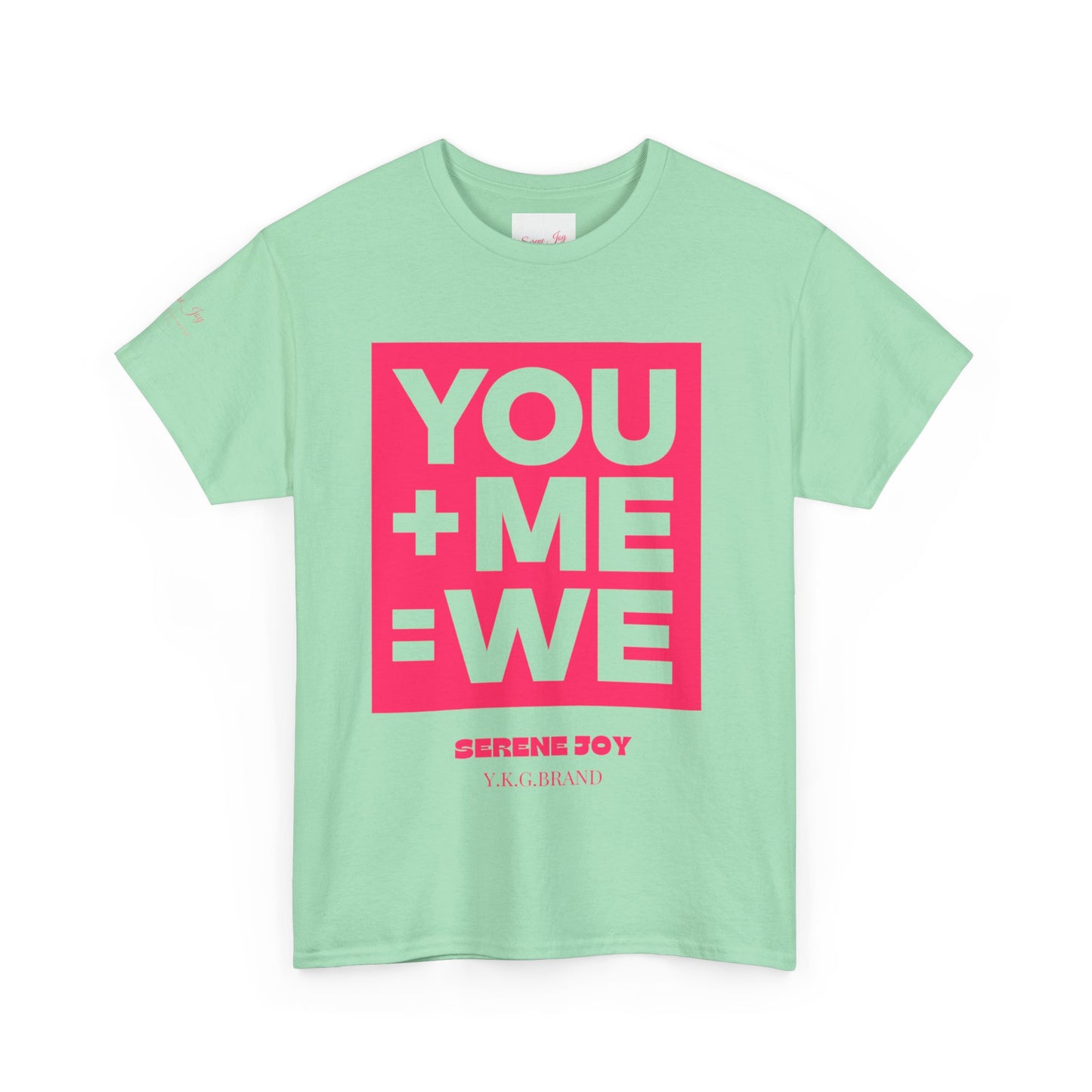 You+Me=We Unisex Heavy Cotton Tee