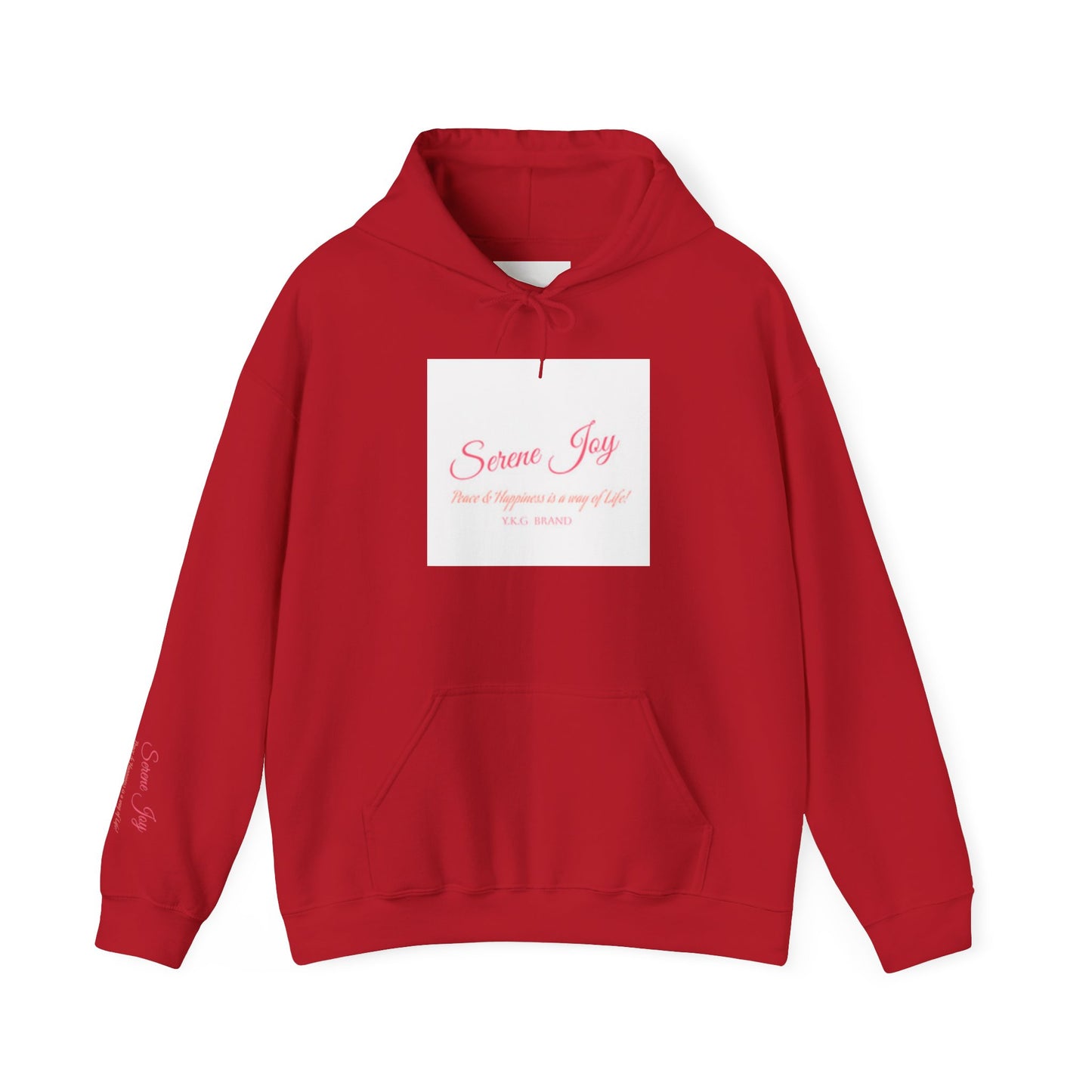 Serene joy-Human Tag-Hooded Sweatshirt