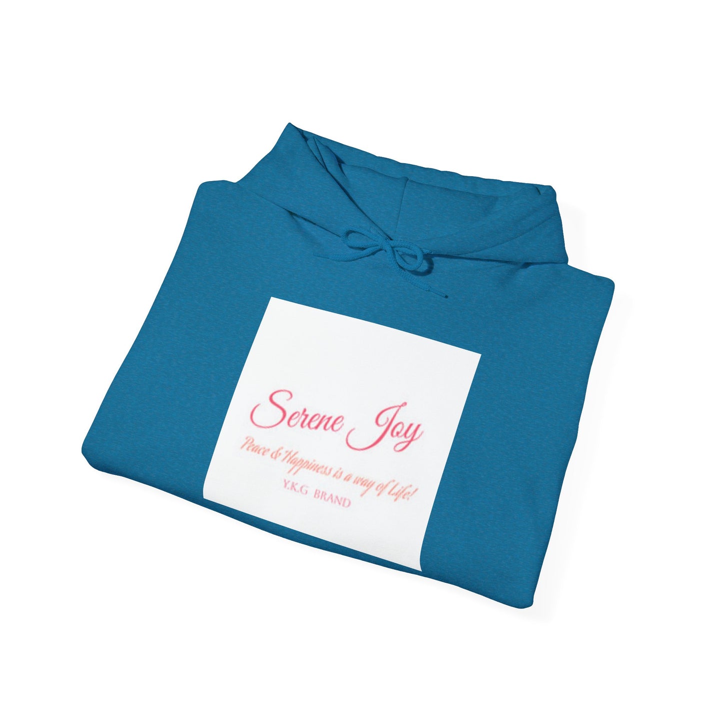 Serene joy-Human Tag-Hooded Sweatshirt