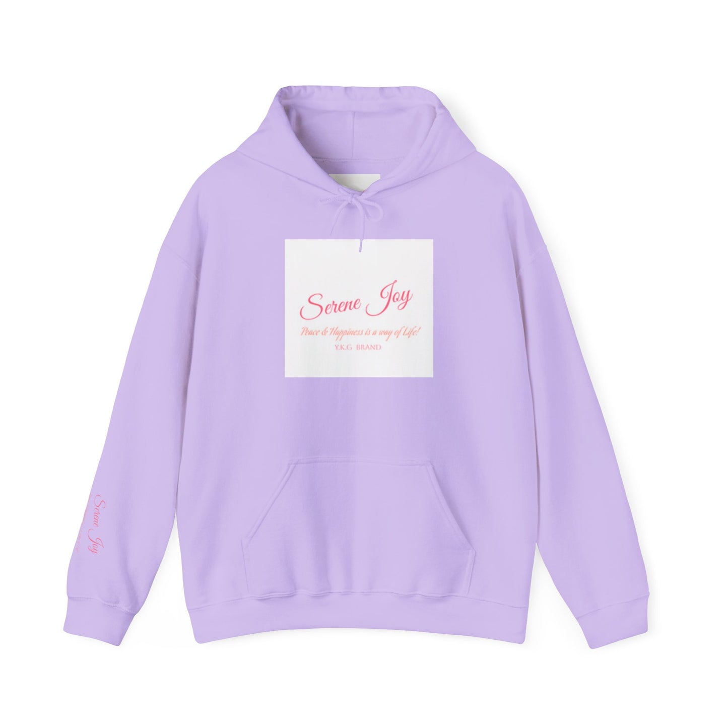 Serene joy-Human Tag-Hooded Sweatshirt