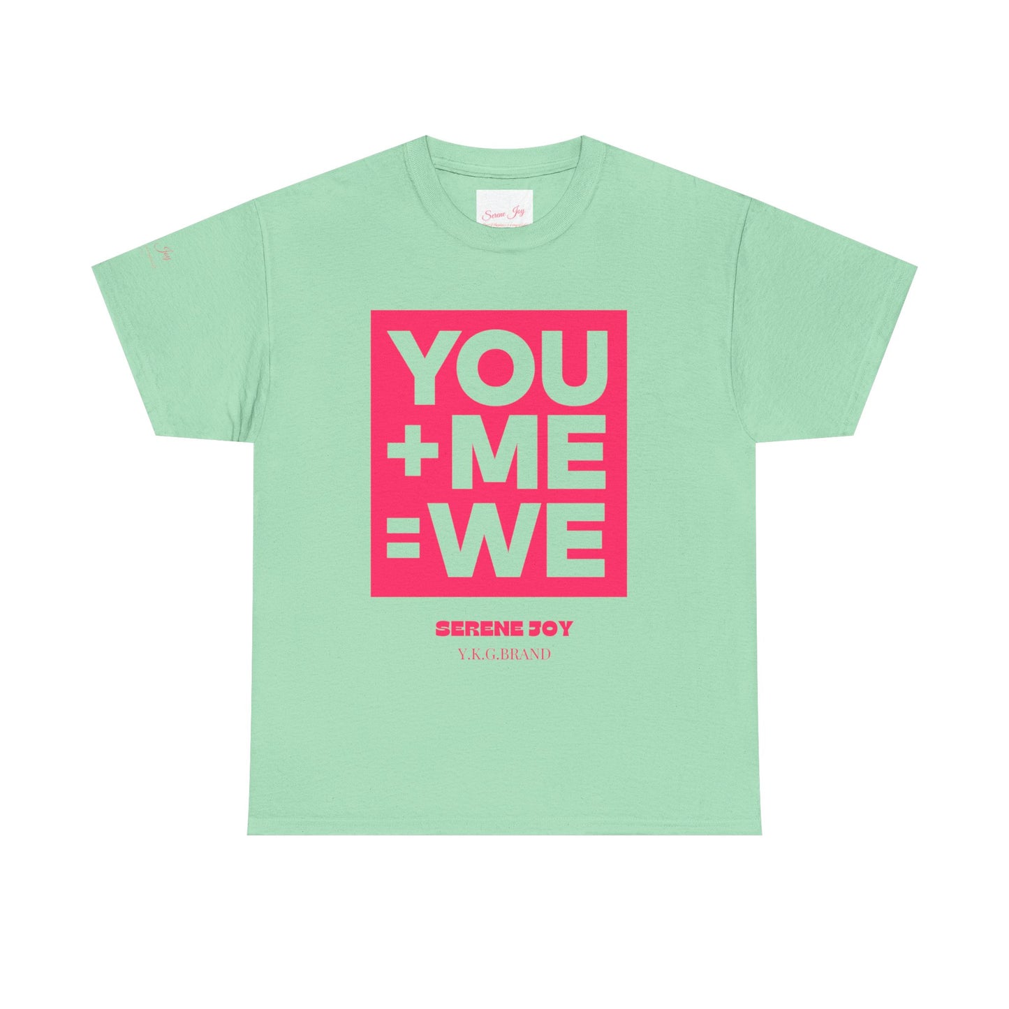 You+Me=We Unisex Heavy Cotton Tee