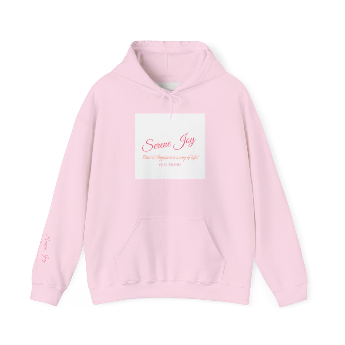 Serene joy-Human Tag-Hooded Sweatshirt