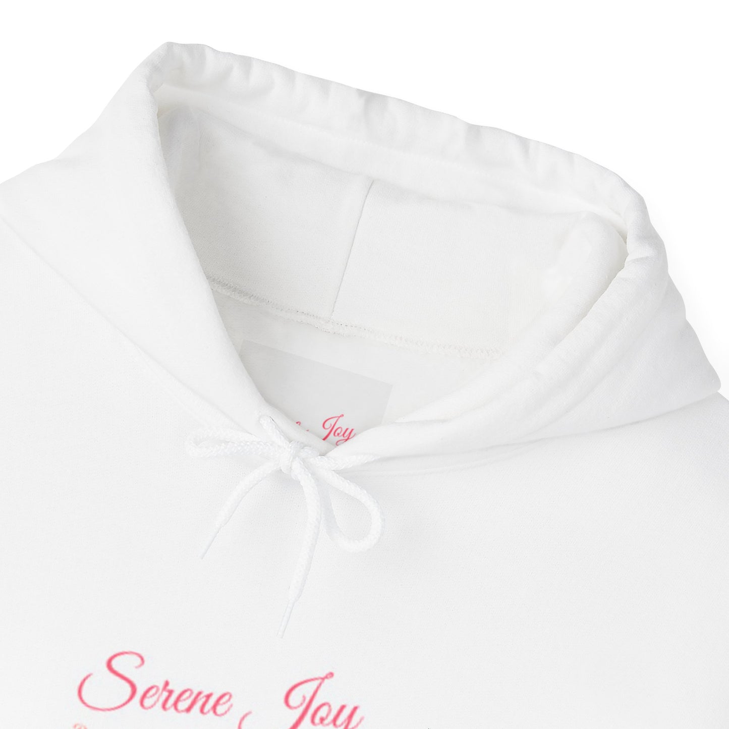 Serene joy-Human Tag-Hooded Sweatshirt