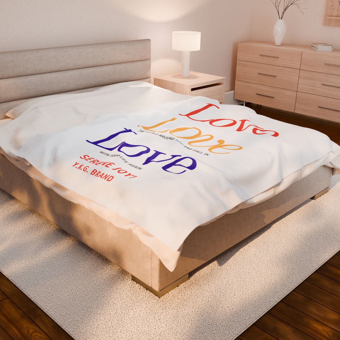 "Self Love" Velveteen Plush Blanket