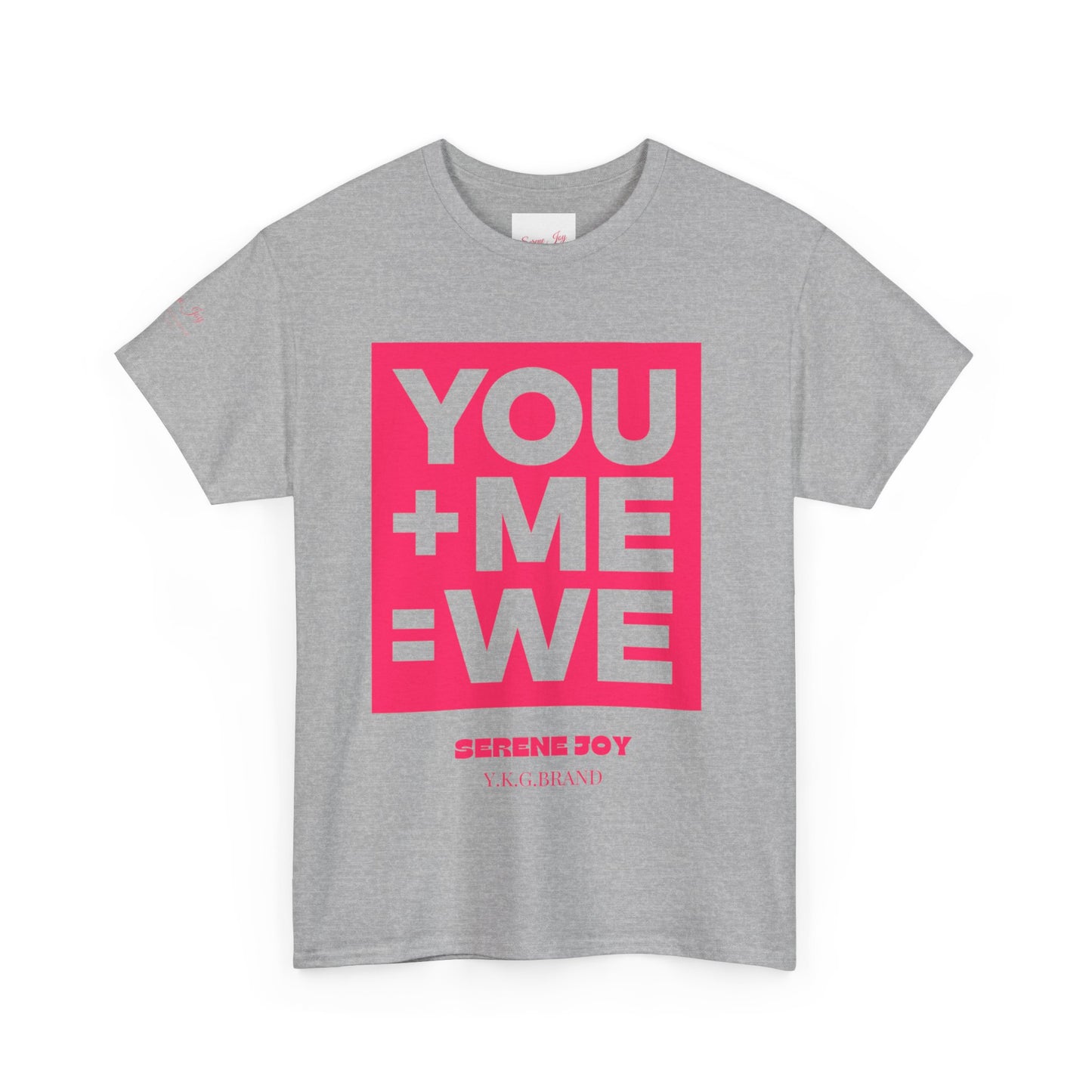 You+Me=We Unisex Heavy Cotton Tee