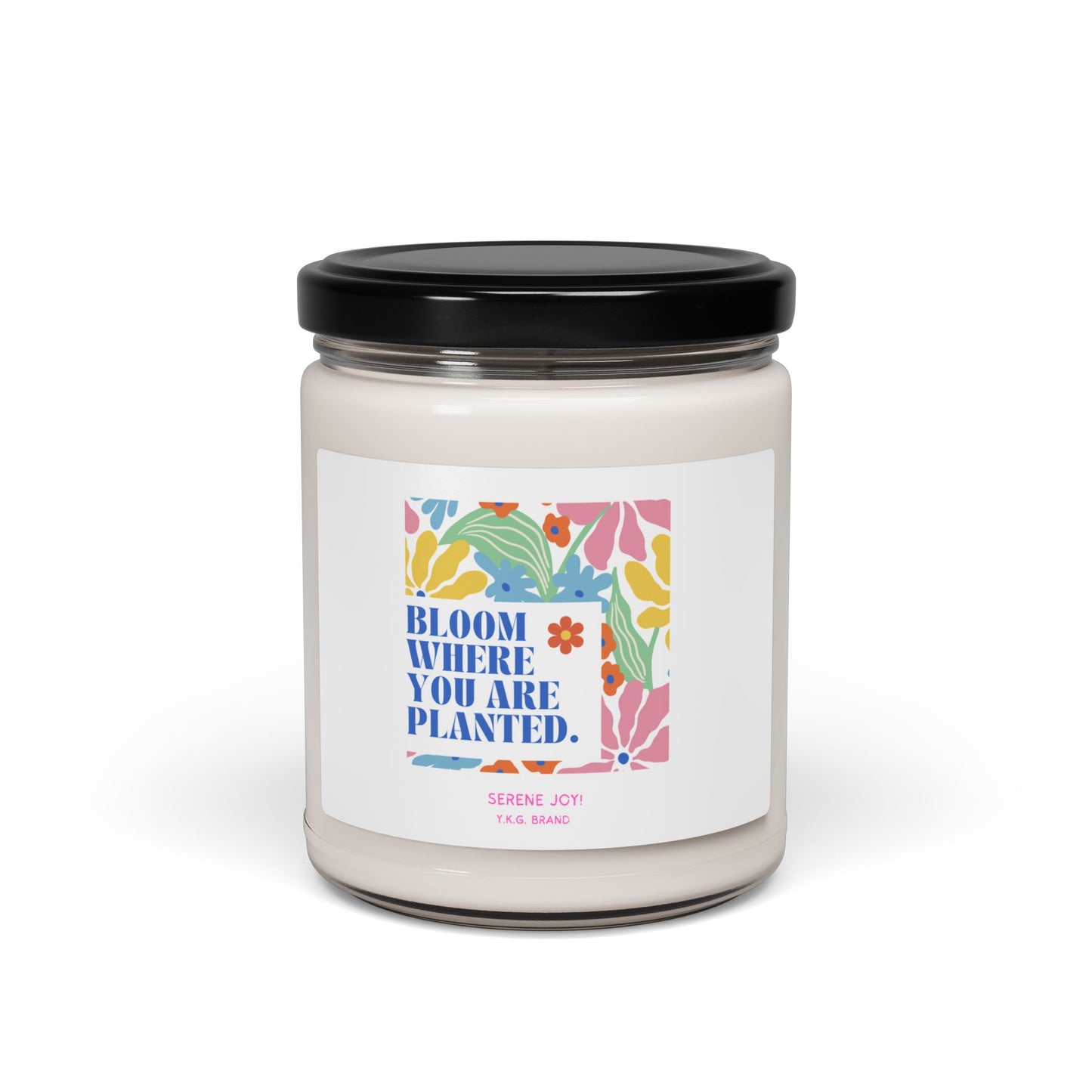 "Bloom" Scented Soy Candle, 9oz