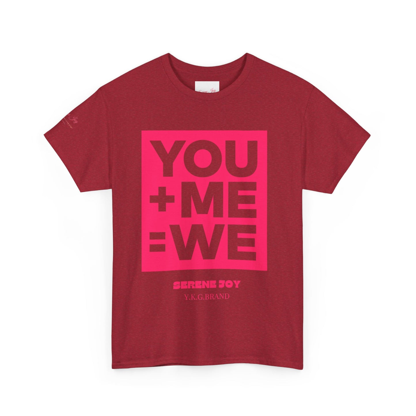 You+Me=We Unisex Heavy Cotton Tee