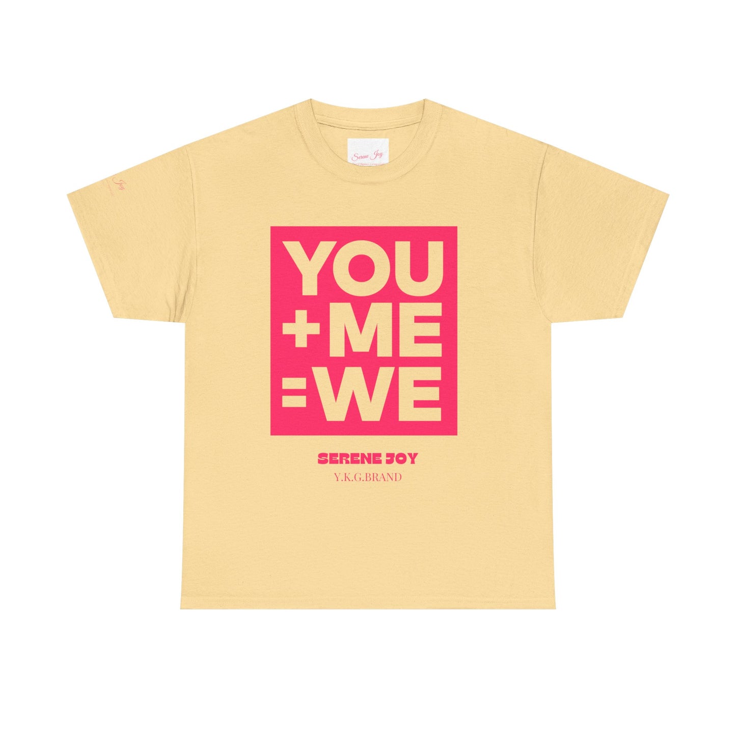 You+Me=We Unisex Heavy Cotton Tee