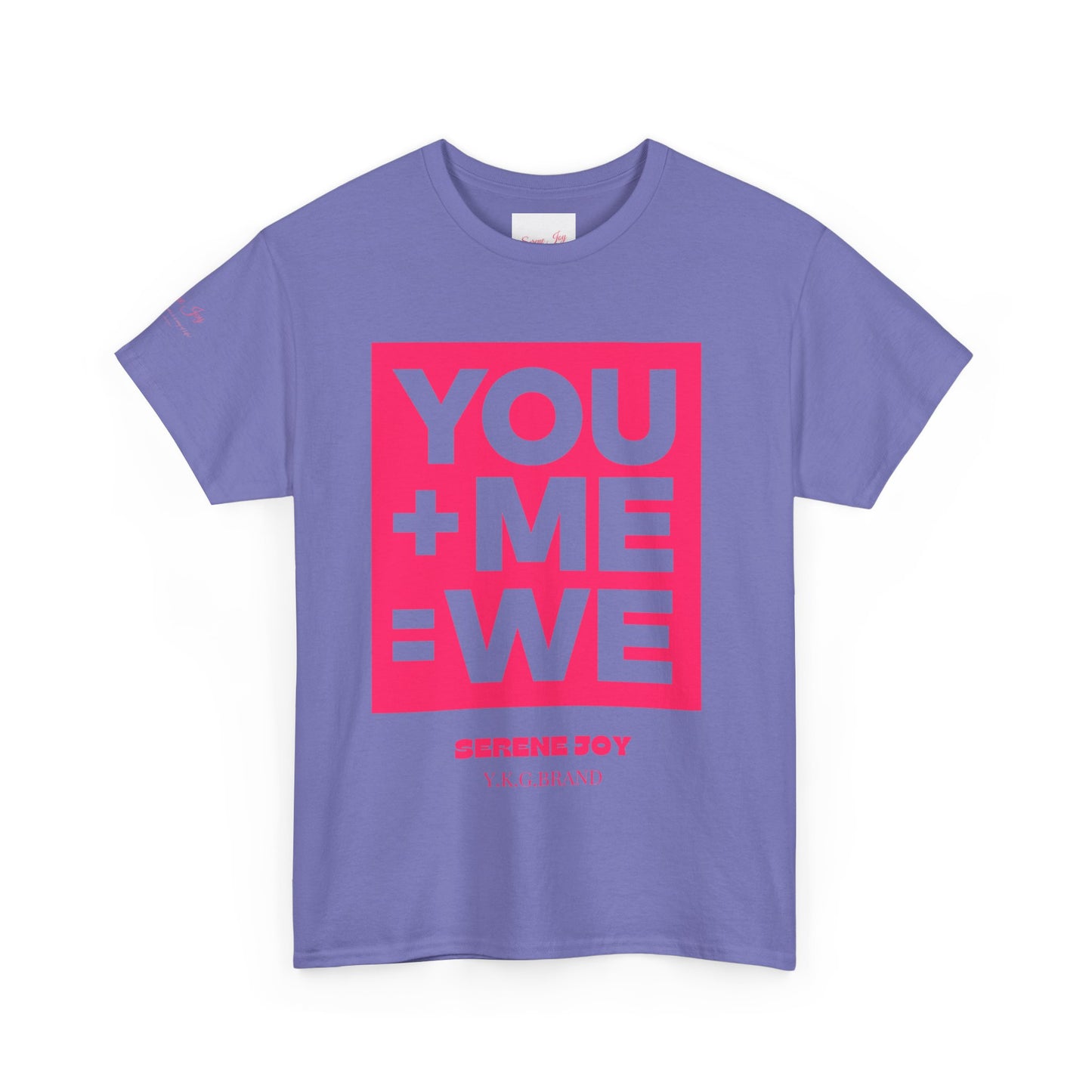 You+Me=We Unisex Heavy Cotton Tee