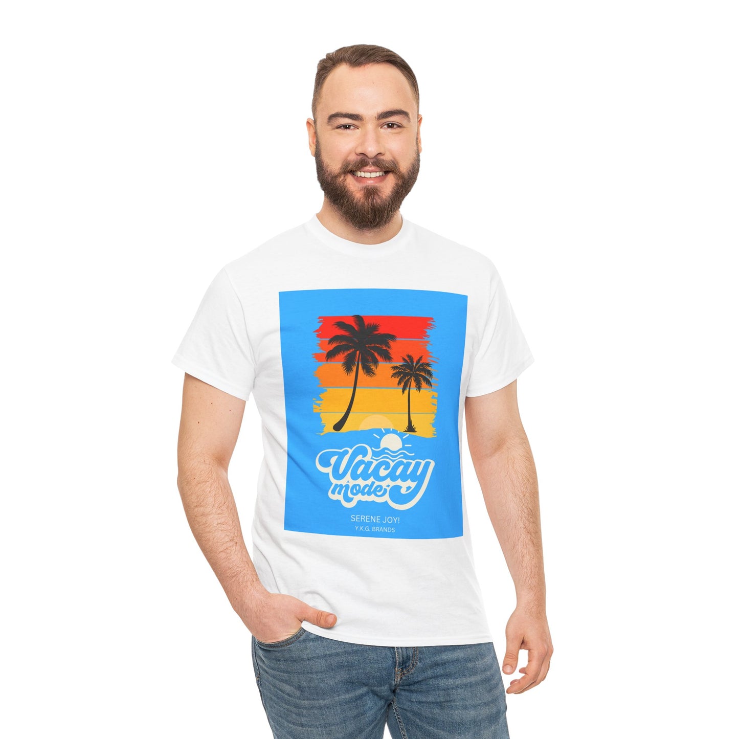 "Vacay Mode" Unisex Heavy Cotton Tee