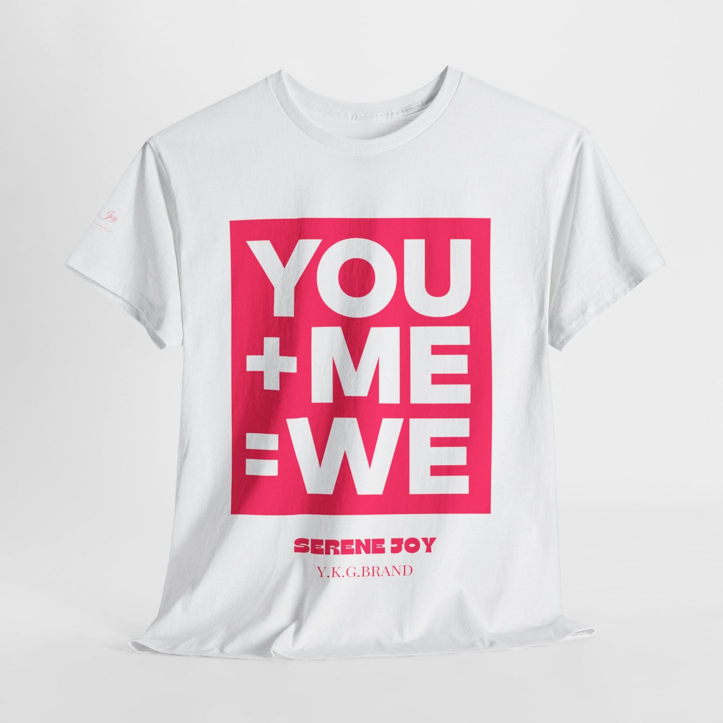 You+Me=We Unisex Heavy Cotton Tee