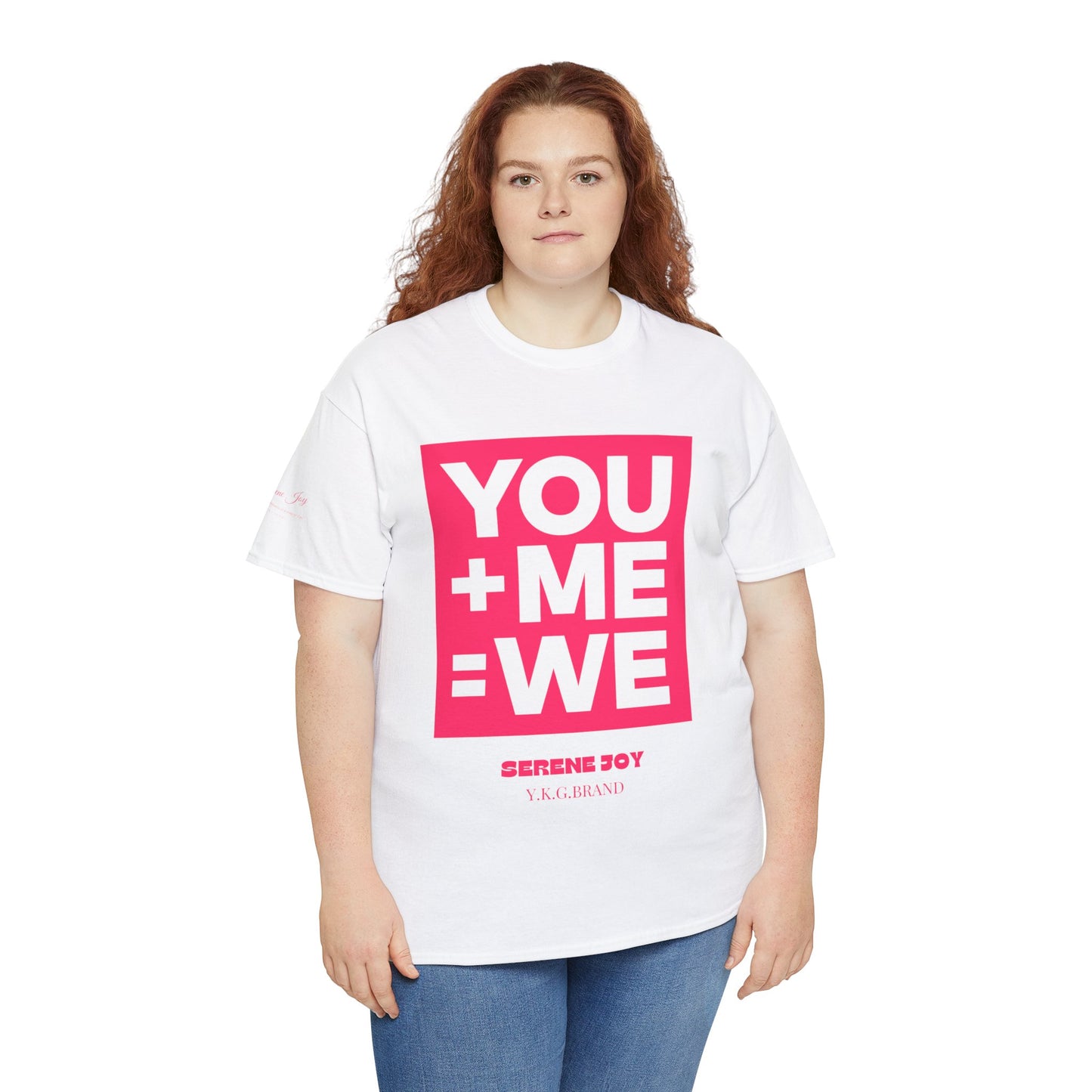 You+Me=We Unisex Heavy Cotton Tee