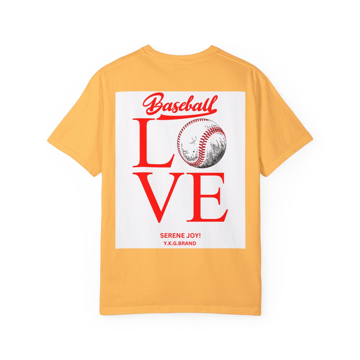 "Baseball Love" Unisex Garment-Dyed T-shirt