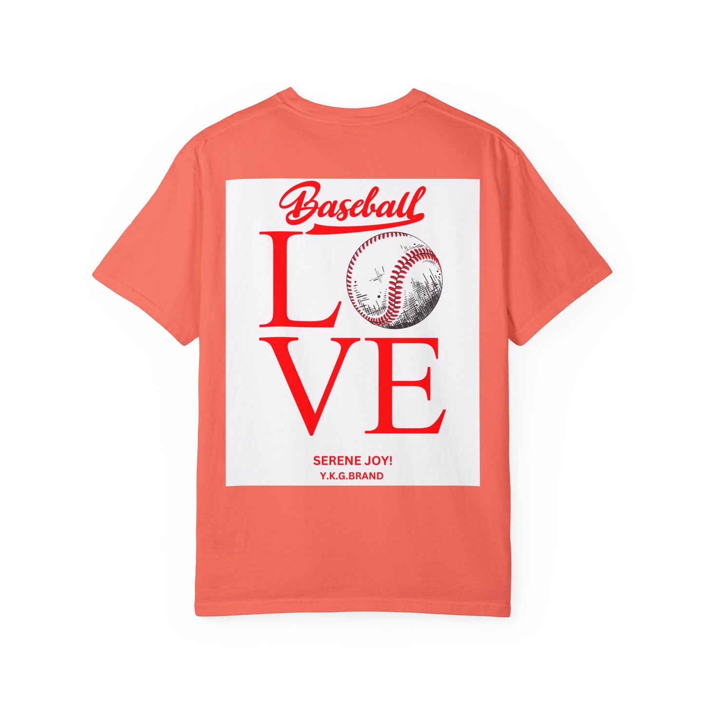 "Baseball Love" Unisex Garment-Dyed T-shirt