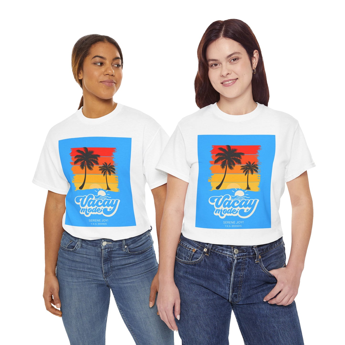 "Vacay Mode" Unisex Heavy Cotton Tee