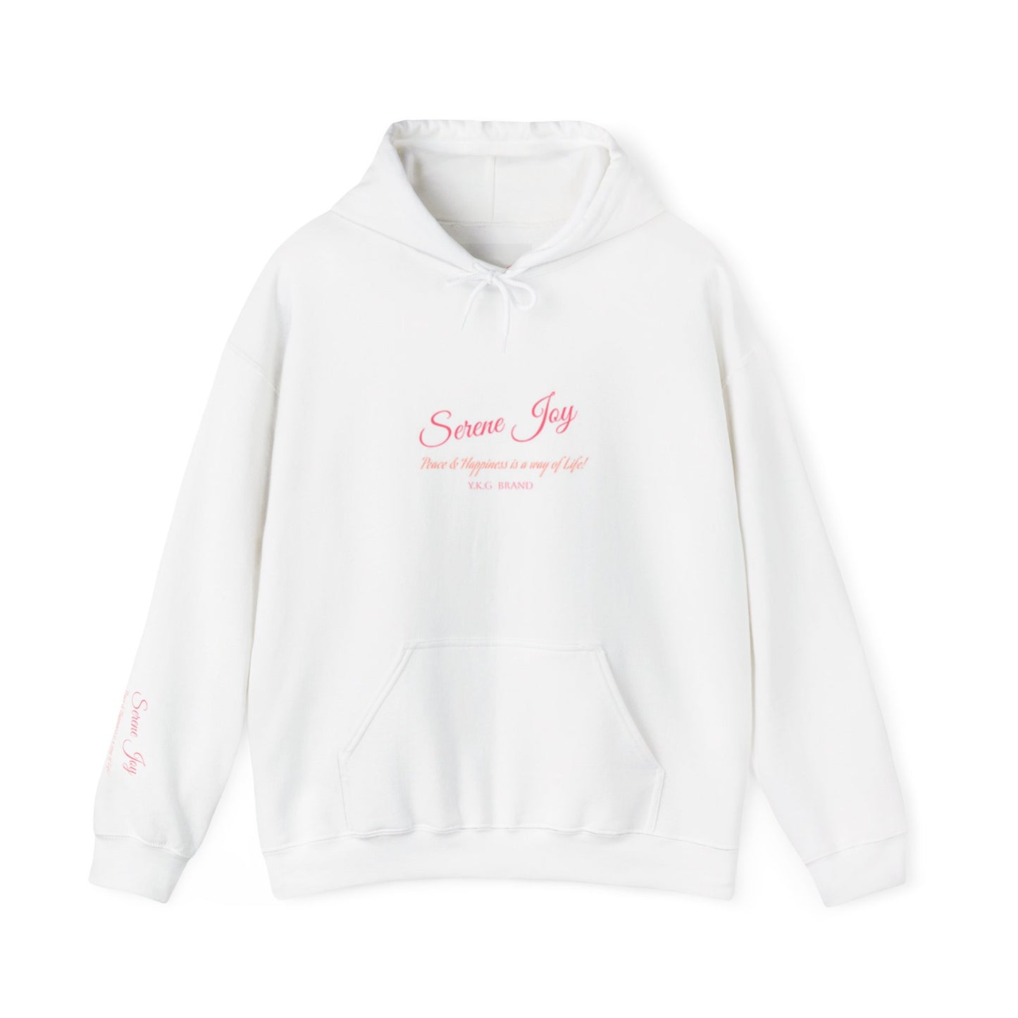 Serene joy-Human Tag-Hooded Sweatshirt