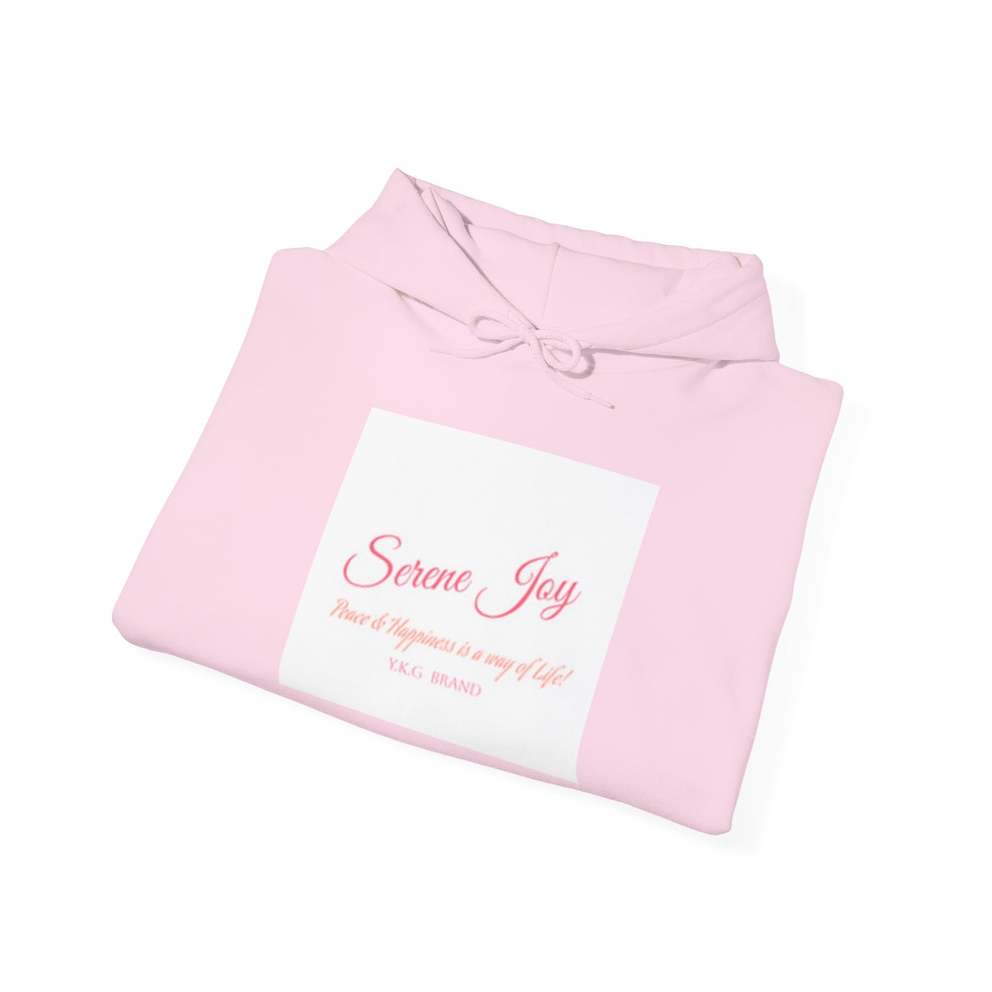 Serene joy-Human Tag-Hooded Sweatshirt