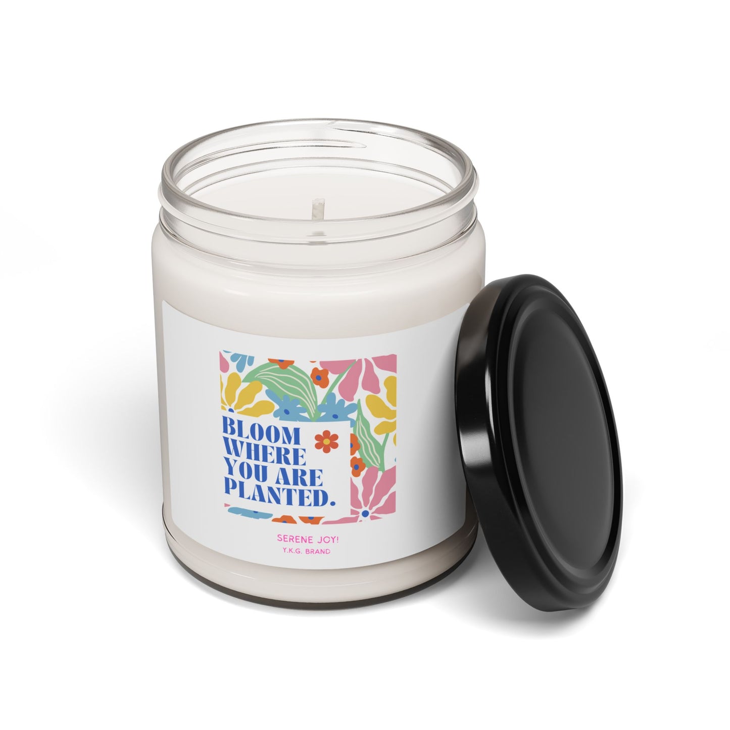 "Bloom" Scented Soy Candle, 9oz