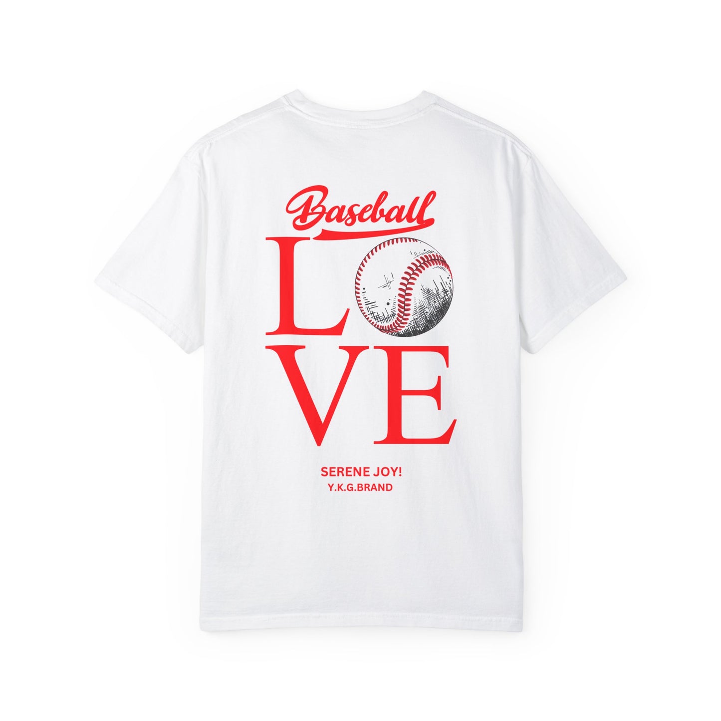 "Baseball Love" Unisex Garment-Dyed T-shirt