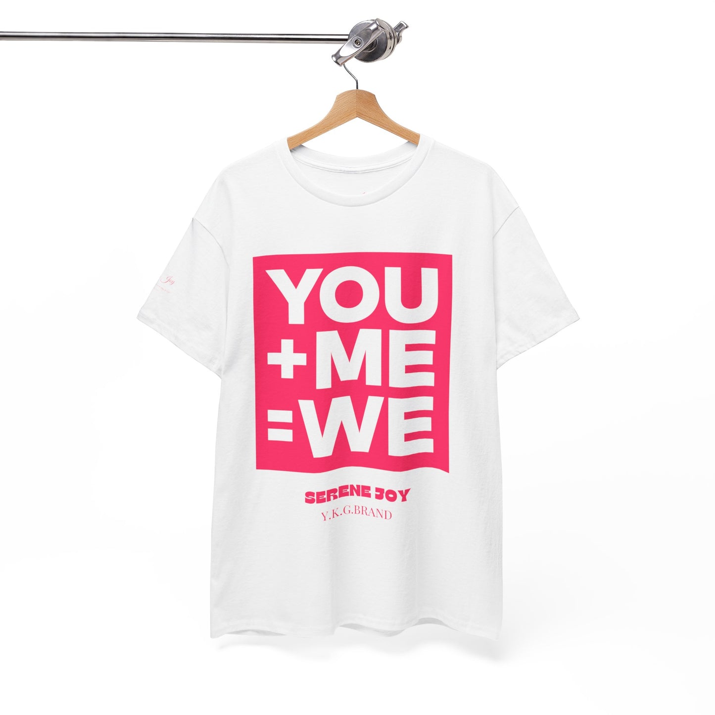 You+Me=We Unisex Heavy Cotton Tee