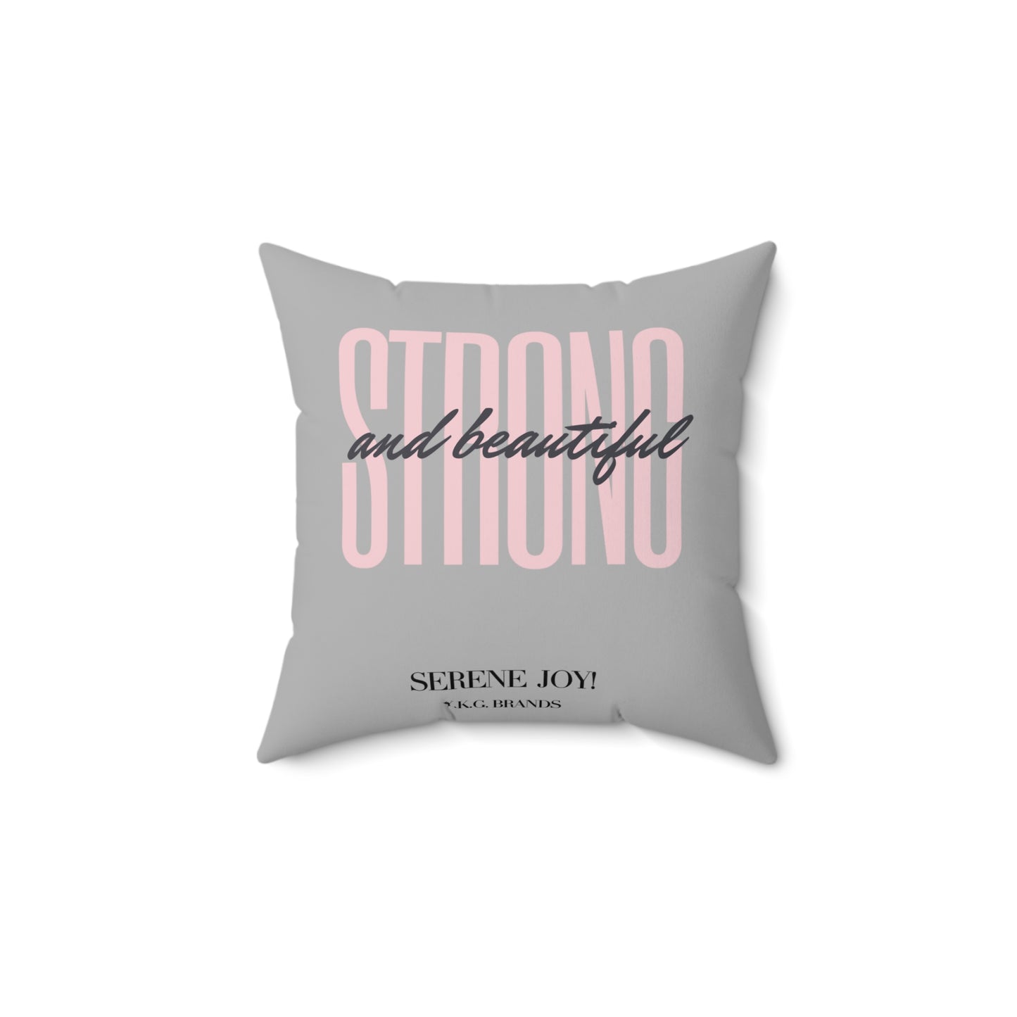 Strong and Beautiful Spun Polyester Square Pillow