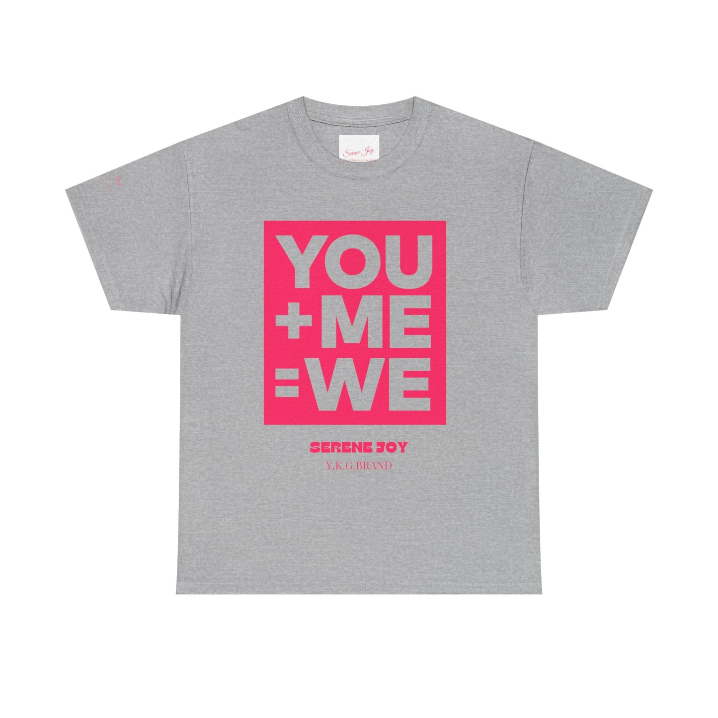 You+Me=We Unisex Heavy Cotton Tee