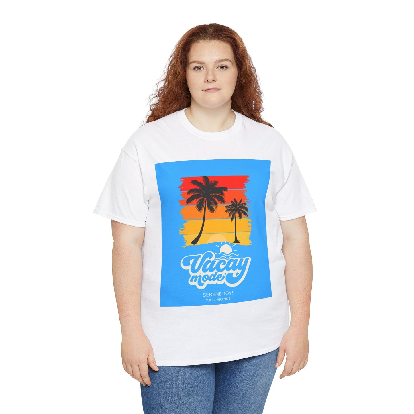 "Vacay Mode" Unisex Heavy Cotton Tee