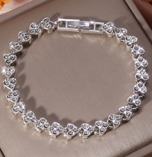 Rhinestone Tennis Bracelet