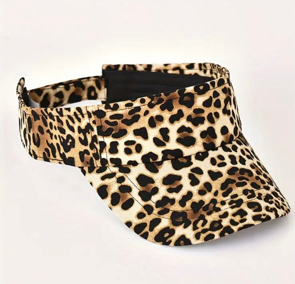 Leopard Sun visor