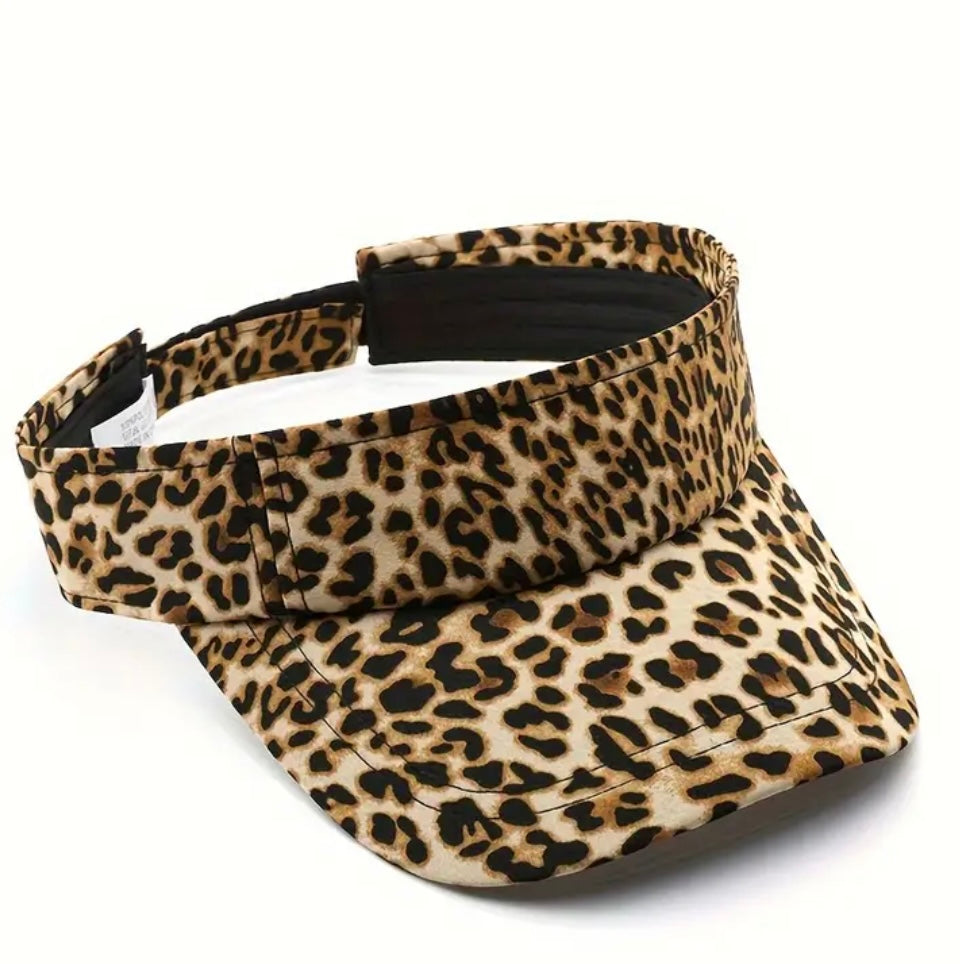 Leopard Sun visor