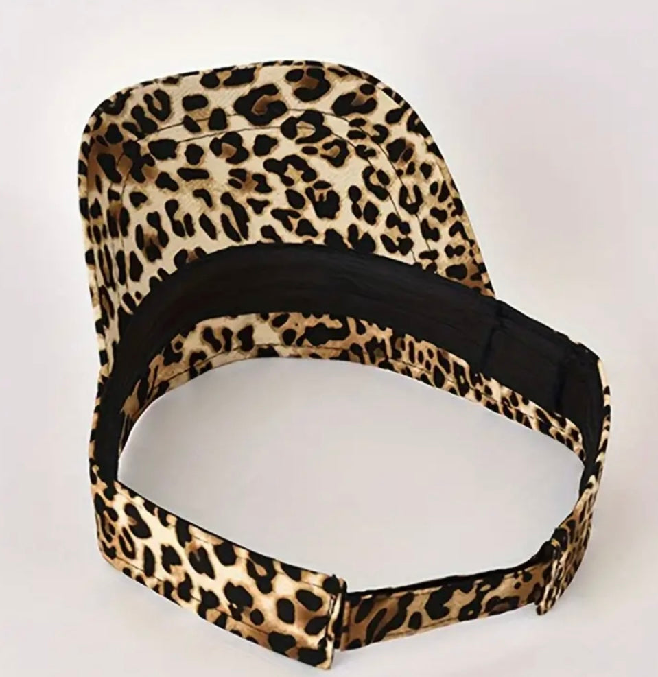 Leopard Sun visor