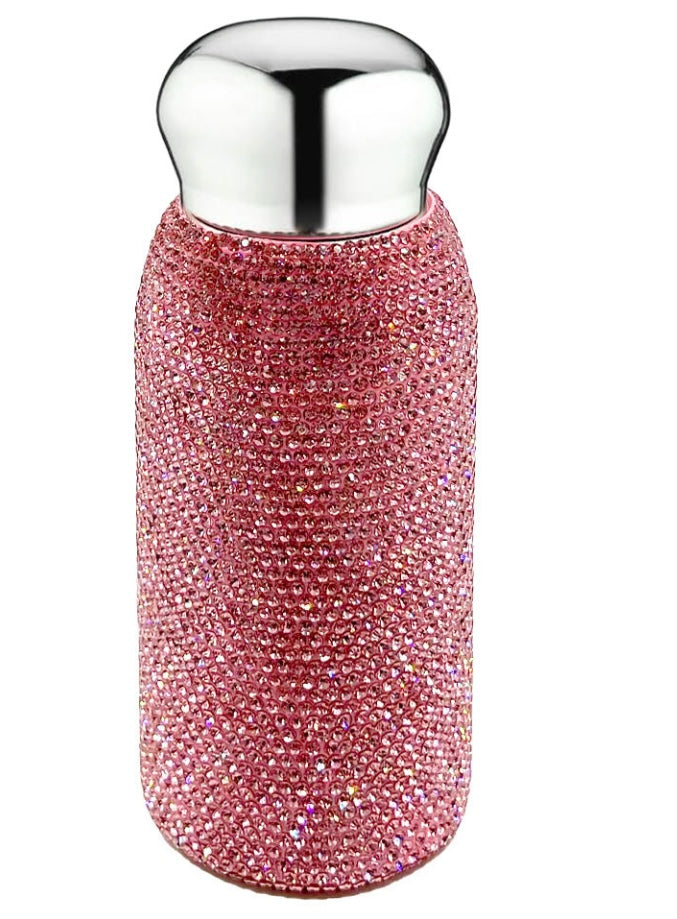 Bling Studded 8oz Insulated Stainless Steel Water Bottle